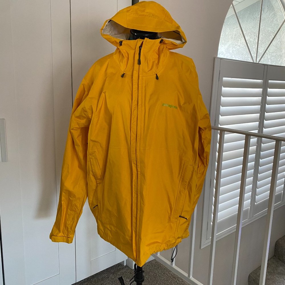 PATAGONIA TORRENT SHELL JACKET YELLOW POLYESTER SZ XXL
